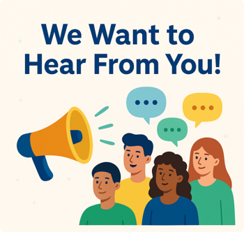 graphic about asking for feedback on service